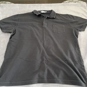Sunspel Riviera Polo Grey